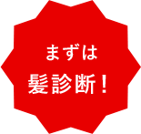 まずは髪診断